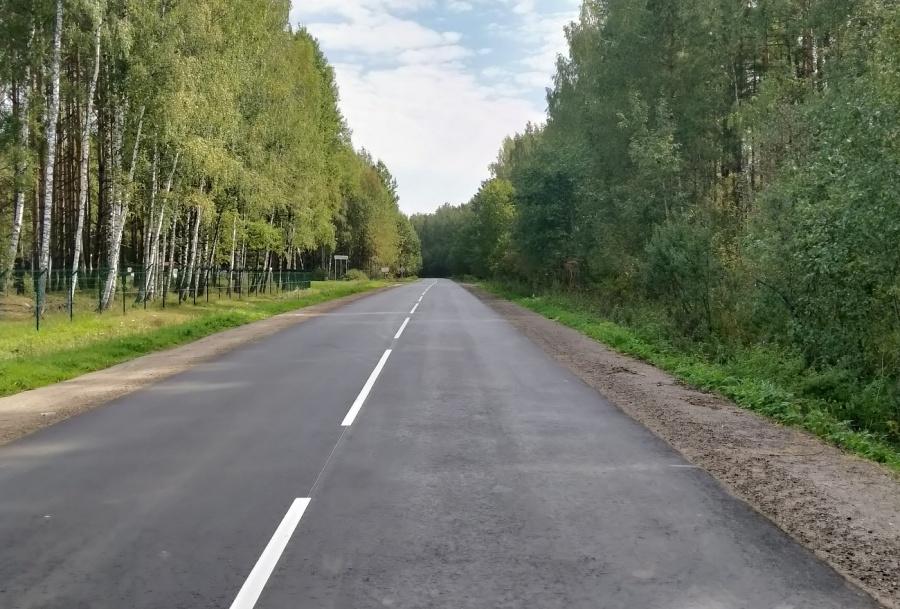 В Тверской области завершен ремонт участка дороги в Конаковском районе В Тверской области завершен ремонт участка дороги в Конаковском районе