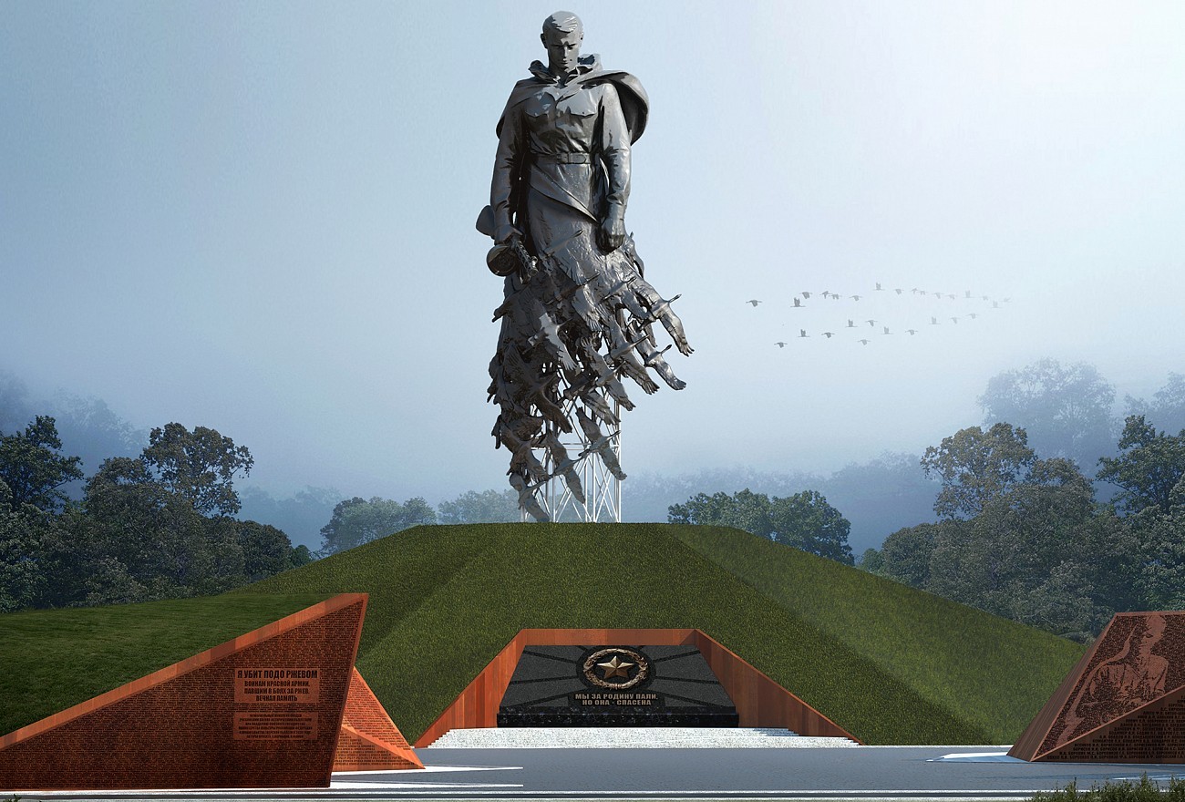 В Подмосковье завершается отливка фигуры бронзового солдата для Ржевского мемориала