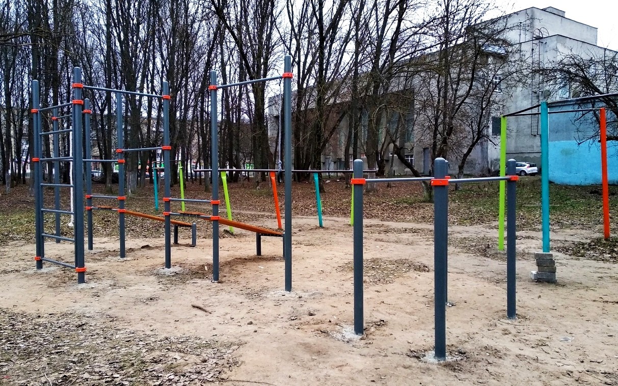 В Твери в парке Победы установили новую спортивную площадку В Твери в парке Победы установили новую спортивную площадку