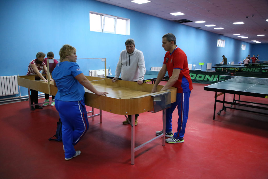 Тверская область третий регион страны, где появился теннисный стол для слабовидящих спортсменов