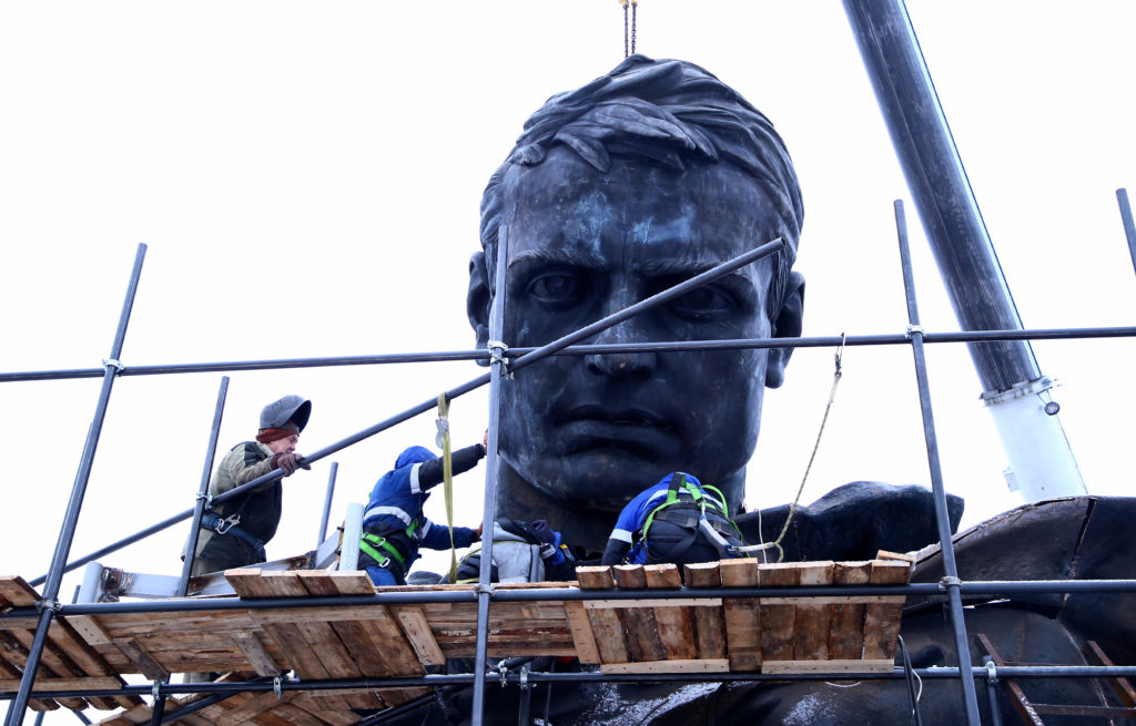 В Тверской области завершается сборка торса солдата для Ржевского мемориала В Тверской области завершается сборка торса солдата для Ржевского мемориала