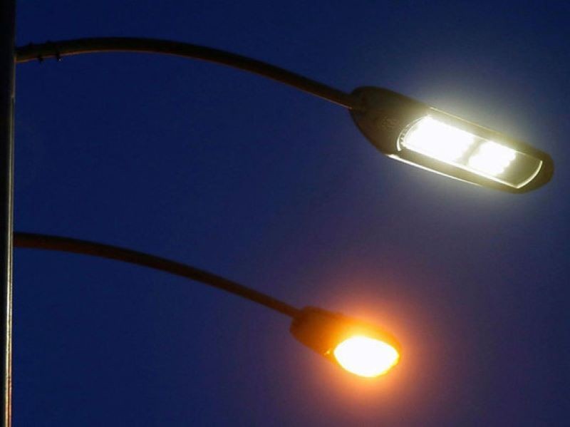 В Оленинском районе модернизировали систему уличного освещения