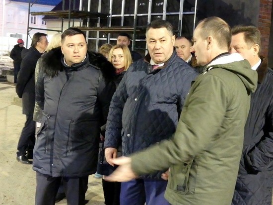 Губернатор посетил стройплощадку нового детского сада в Старице Губернатор посетил стройплощадку нового детского сада в Старице