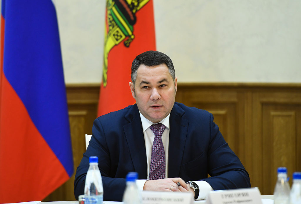 Игорь Руденя проводит рабочий день в Ржевском районе