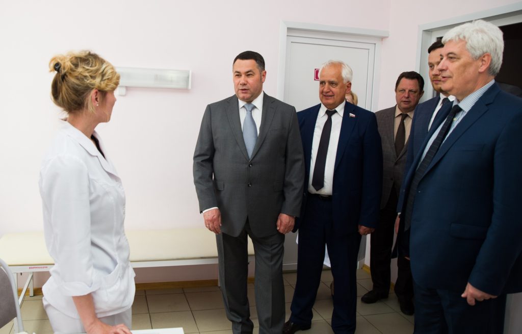 Игорь Руденя лично проконтролировал ремонт Ржевской ЦРБ Игорь Руденя лично проконтролировал ремонт Ржевской ЦРБ