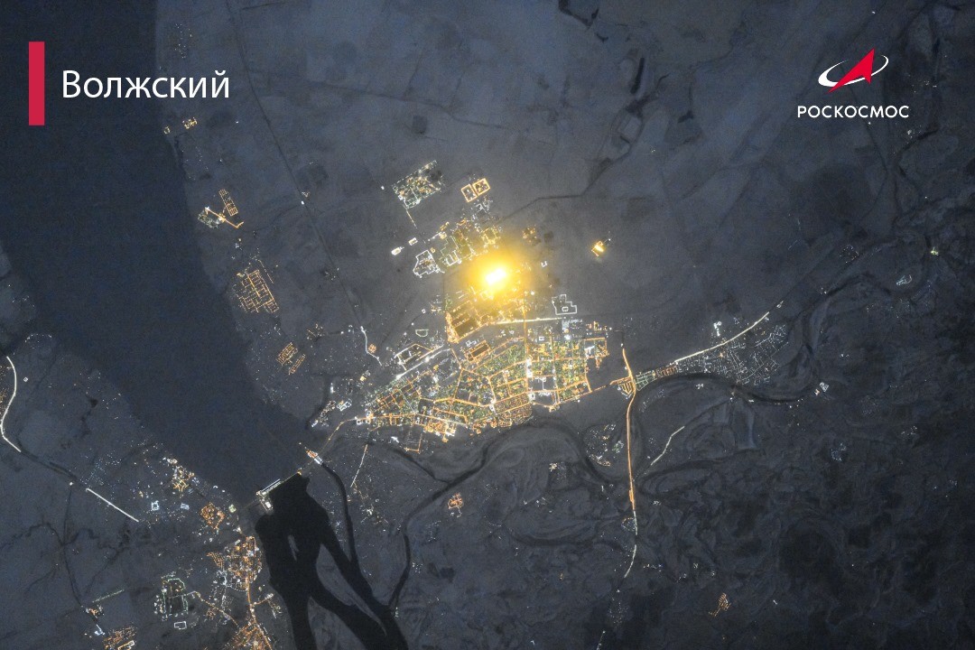 Как выглядит Тверь с околоземной орбиты