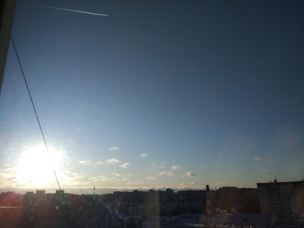 В Твери выглянуло солнце