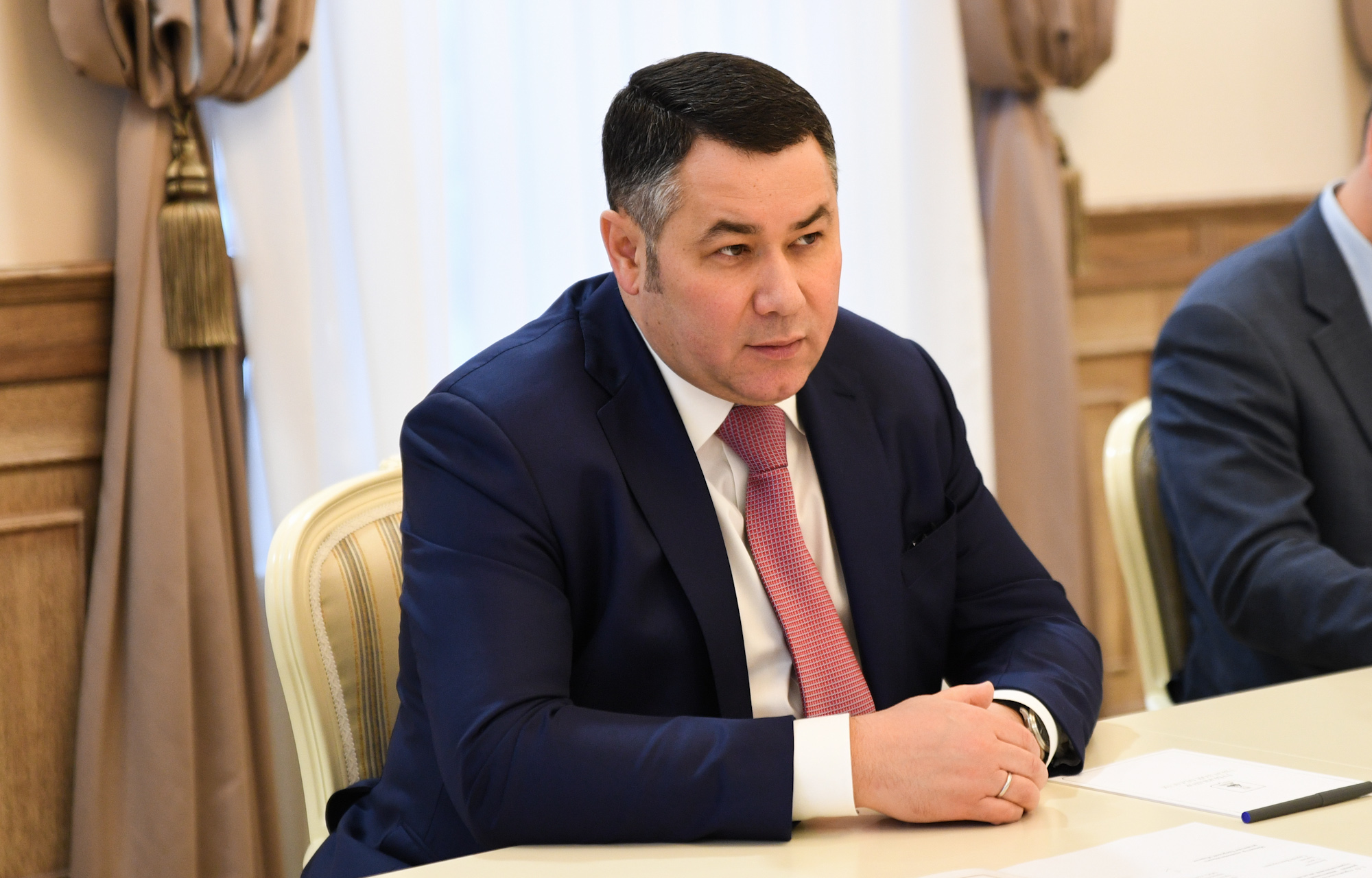 Строительство транспортно-пересадочного узла в Завидово обсудил Игорь Руденя с председателем Совета директоров ГК «Агранта» Сергеем Бачиным