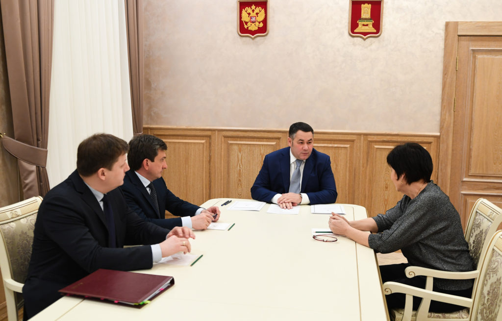 Игорь Руденя встретился с новым главой города Кимры