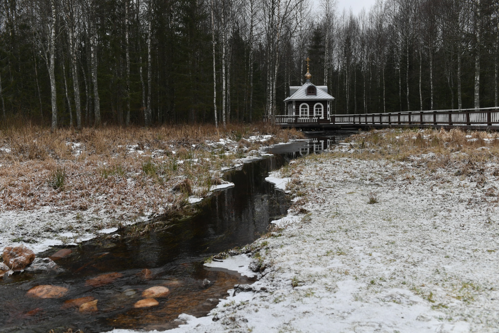 Игорь Руденя в праздник Крещения Господня посетил исток Волги  ФОТО