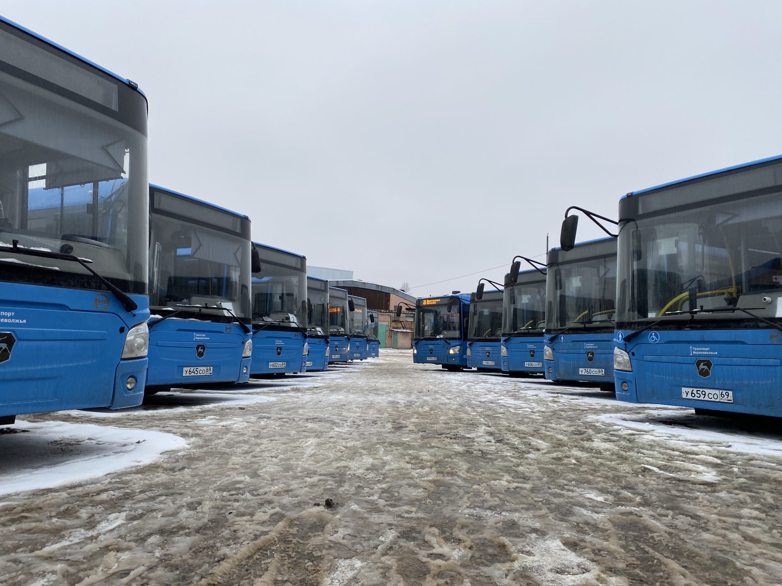 В Тверь прибыла крупная партия новых автобусов