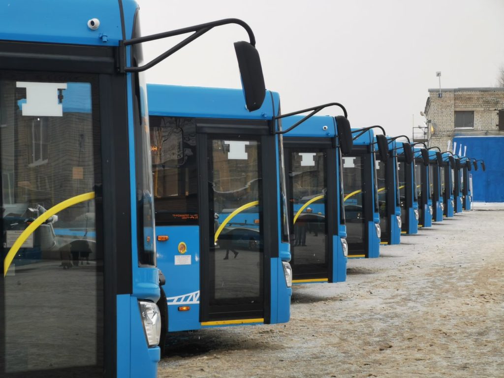 Новые автобусы уже в Твери и готовы выйти на линию Новые автобусы уже в Твери и готовы выйти на линию