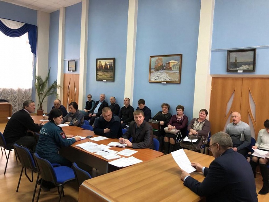 На заседании в администрации Калязинского района обсуждали вопросы безопасности На заседании в администрации Калязинского района обсуждали вопросы безопасности