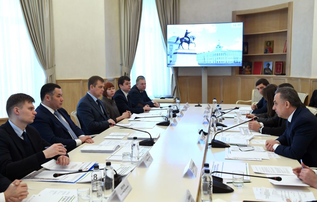 Игорь Руденя и Виталий Мутко обсудили концепцию развития тверского «Парижа» 