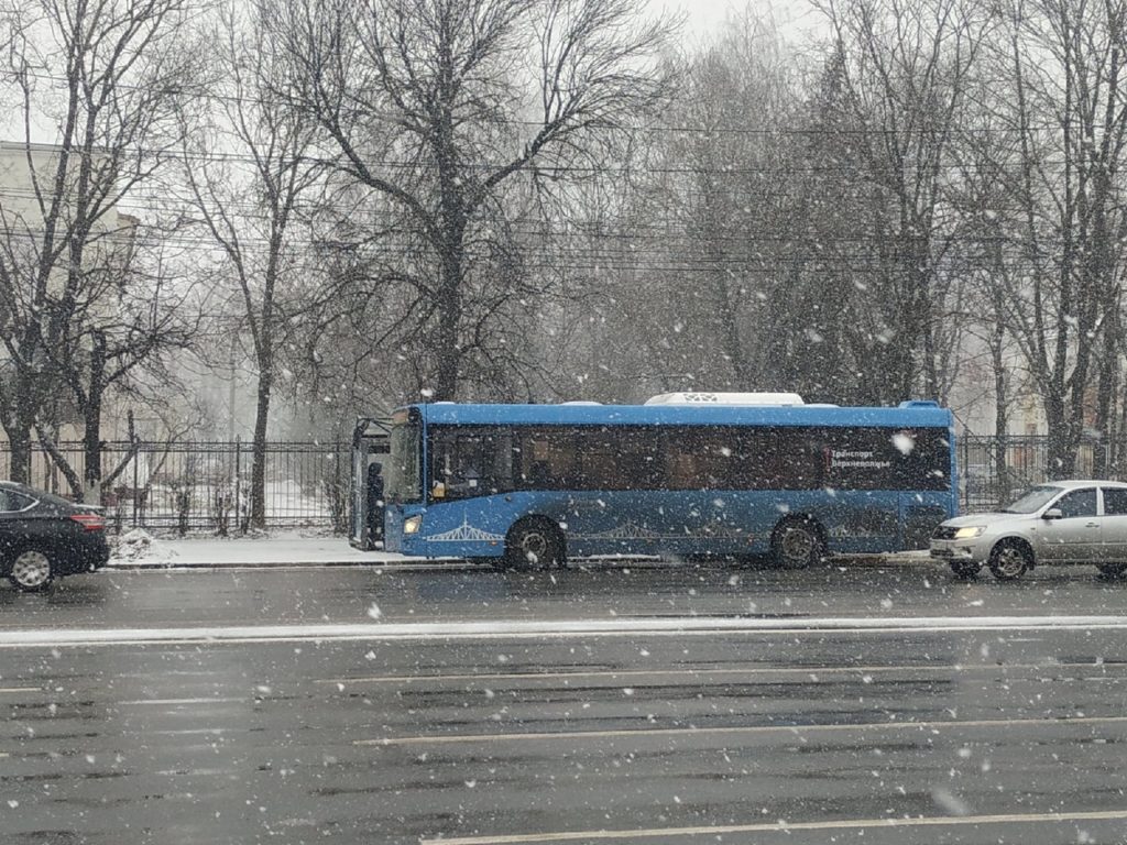 В Твери пошел сильный снегопад