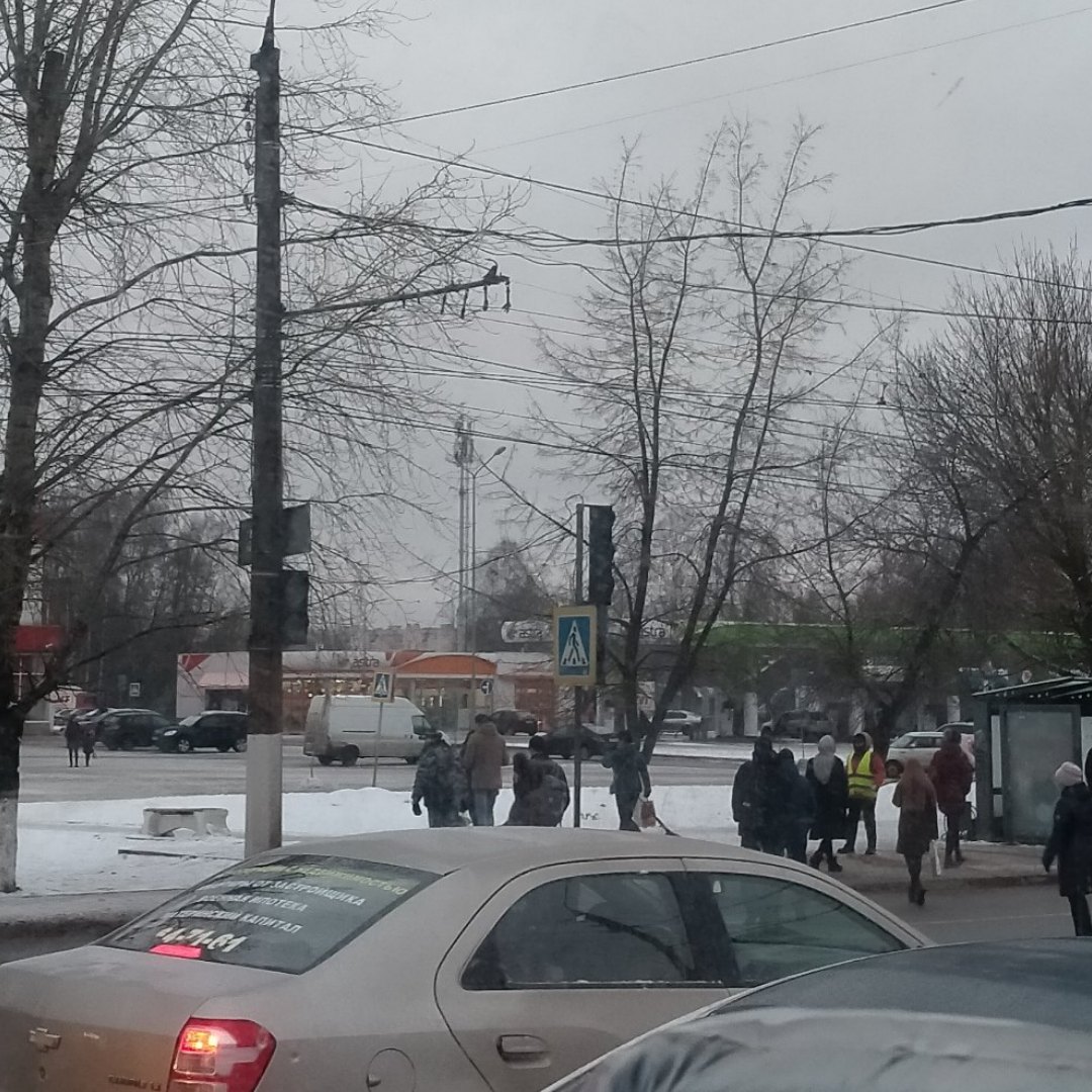 В Твери не работает светофор на выезде