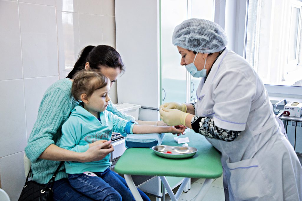 Маленькие пациенты пришли на прием в тверскую больницу №3 Маленькие пациенты пришли на прием в тверскую больницу №3