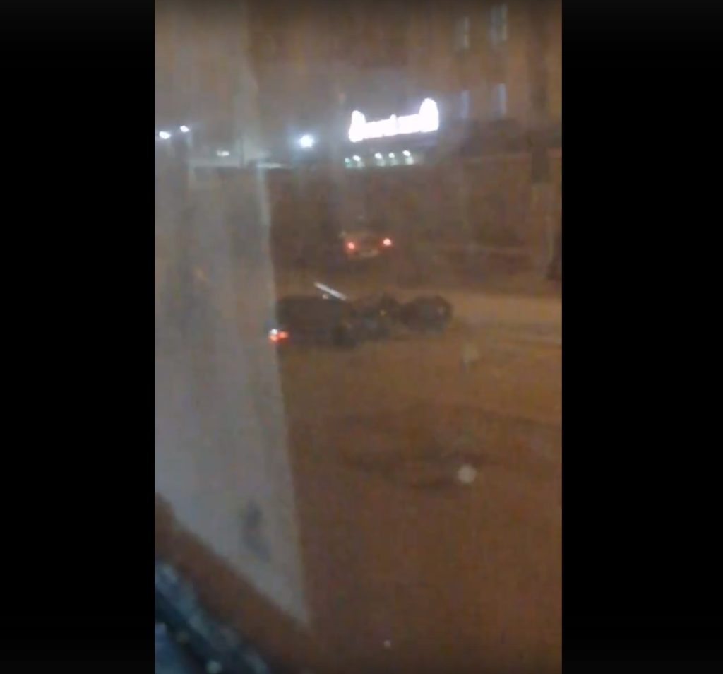 В Твери очевидец снял на видео последствия аварии с участием мотоциклиста