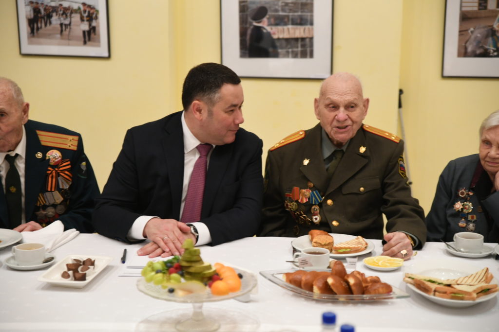 Игорь Руденя обсудил с ветеранами Верхневолжья подготовку к празднованию 75-летия Победы Игорь Руденя обсудил с ветеранами Верхневолжья подготовку к празднованию 75-летия Победы