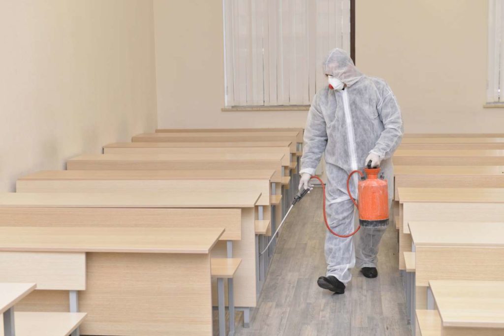 В Тверской области прошла масштабная дезинфекция помещений В Тверской области прошла масштабная дезинфекция помещений