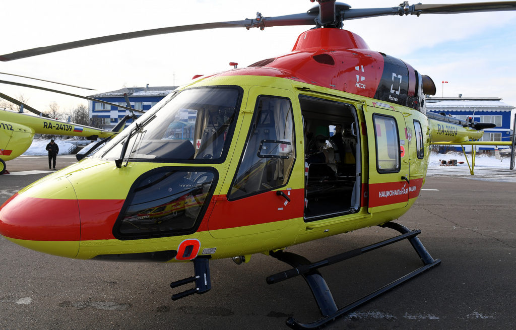 Вертолет санавиации помог троим пациентам в Тверской области Вертолет санавиации помог троим пациентам в Тверской области