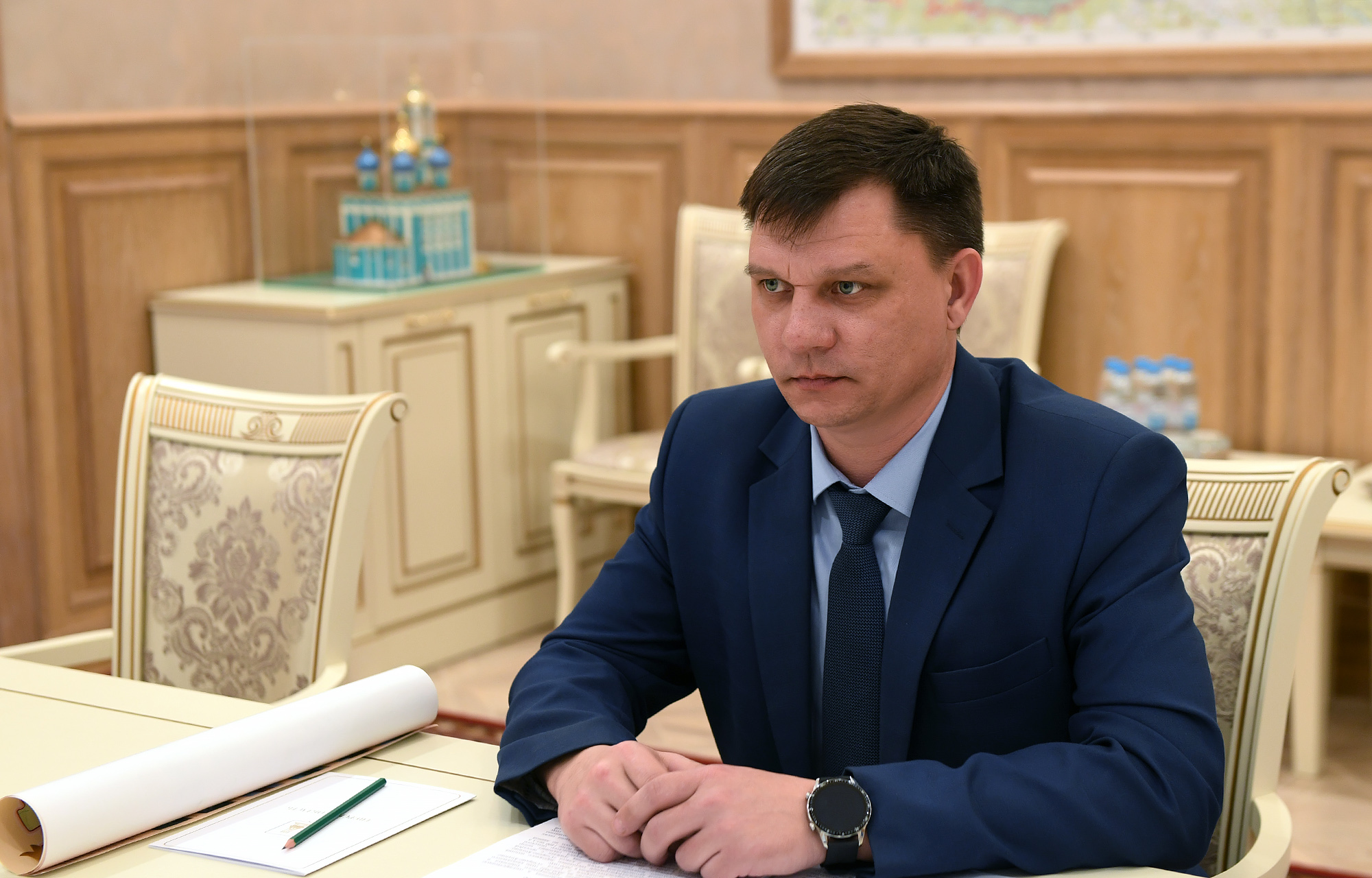 Игорь Руденя обсудил с главой Спировского района ремонт дорог, развитие туризма, лесной фонд и электросети