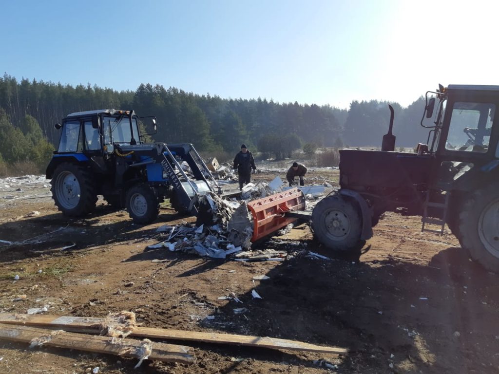 В Торопце ликвидировали стихийную свалку