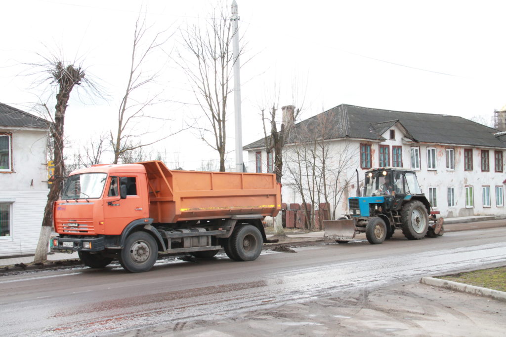 Весенняя уборка началась в Нелидово