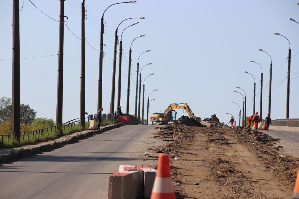 В Твери продолжат ремонтировать Бурашевский путепровод
