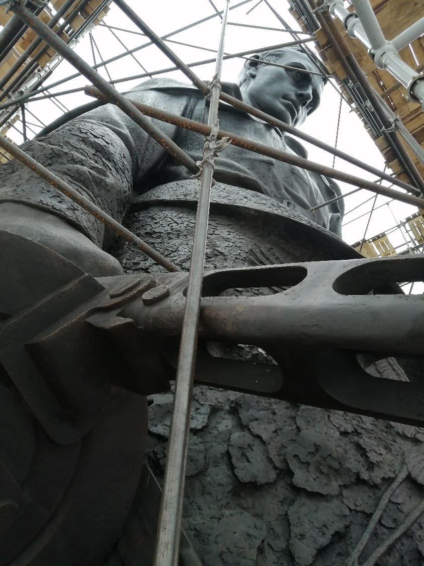 Скульптор Ржевского мемориала поделился свежими фотографиями монумента в Тверской области Скульптор Ржевского мемориала поделился свежими фотографиями монумента в Тверской области