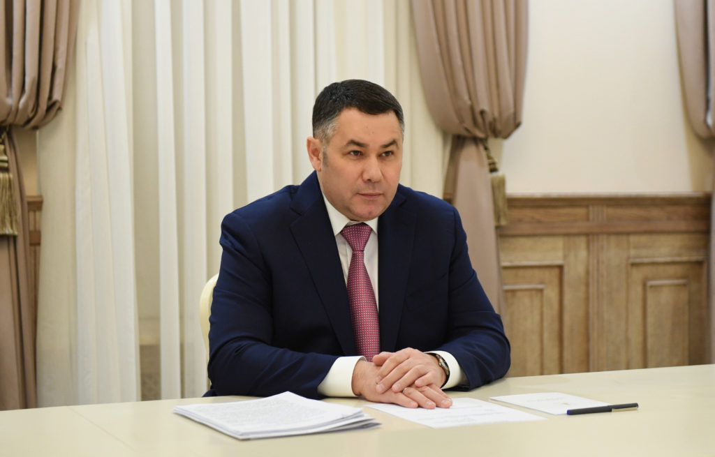 Игорь Руденя провел встречу с главой города Ржева Романом Крыловым Игорь Руденя провел встречу с главой города Ржева Романом Крыловым