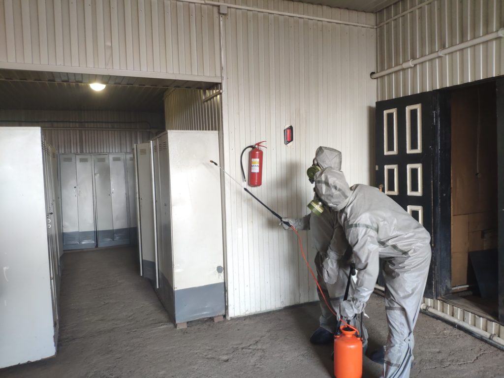 В Тверской области продолжается дезинфекция улиц и социально значимых объектов