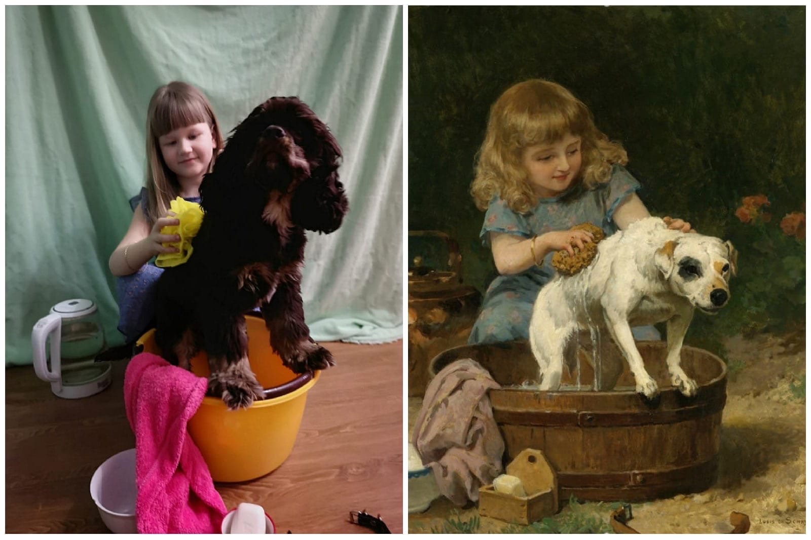 В Тверской области школьники воссоздали художественные шедевры подручными средствами