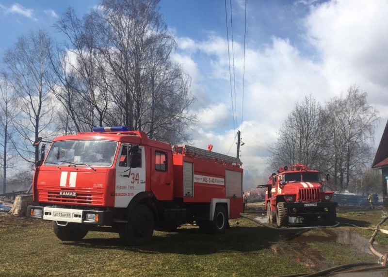 Восемь домов сгорели в Тверской области Восемь домов сгорели в Тверской области
