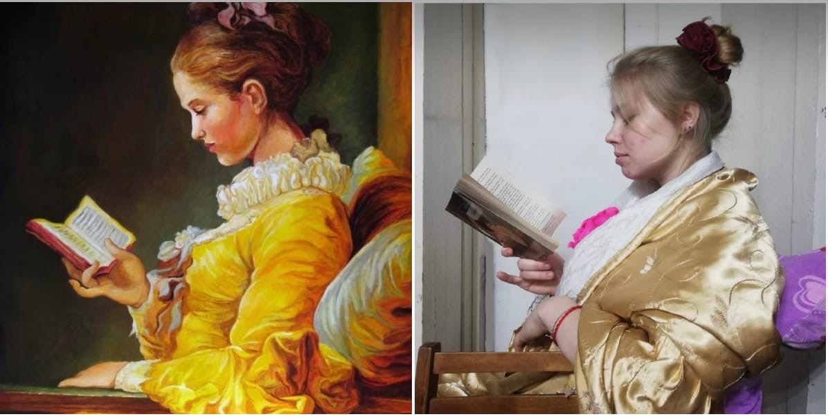 В Тверской области школьники воссоздали художественные шедевры подручными средствами