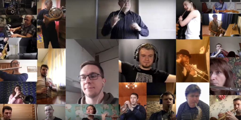 Появилось видео онлайн репетиции тверского оркестра