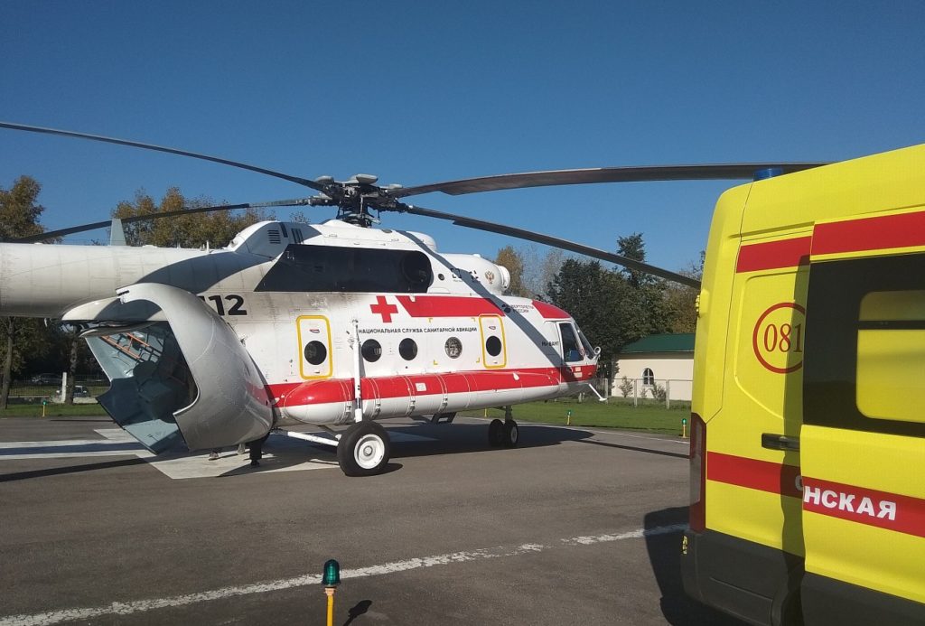 В Тверской области вертолёты санавиации совершили два экстренных вылета за пациентами