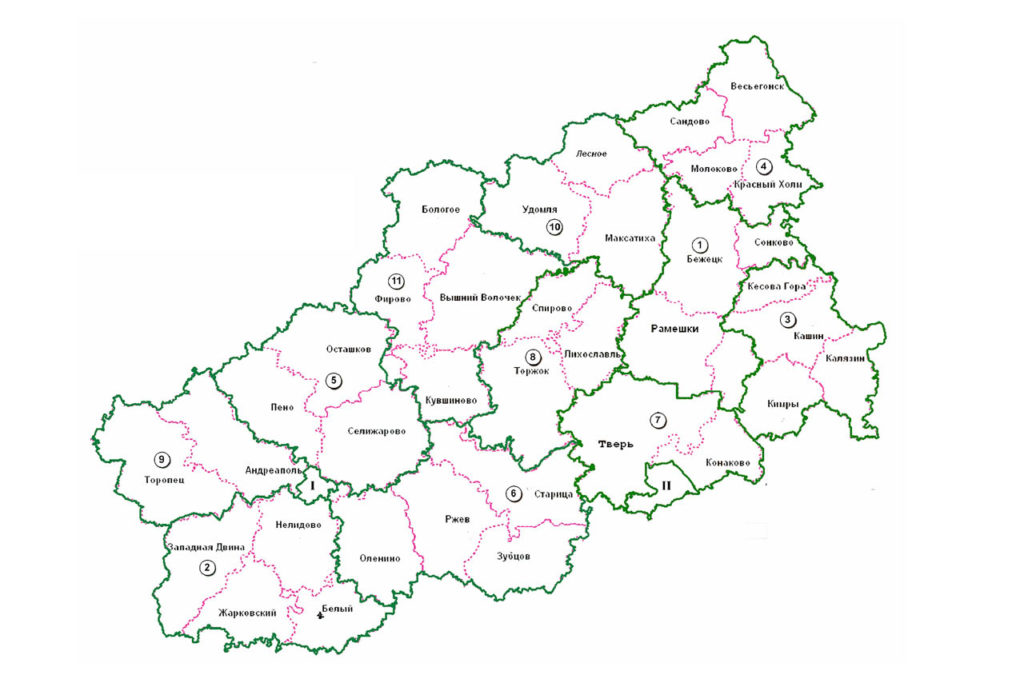 В Тверской области появилось пять новых муниципальных округов В Тверской области появилось пять новых муниципальных округов