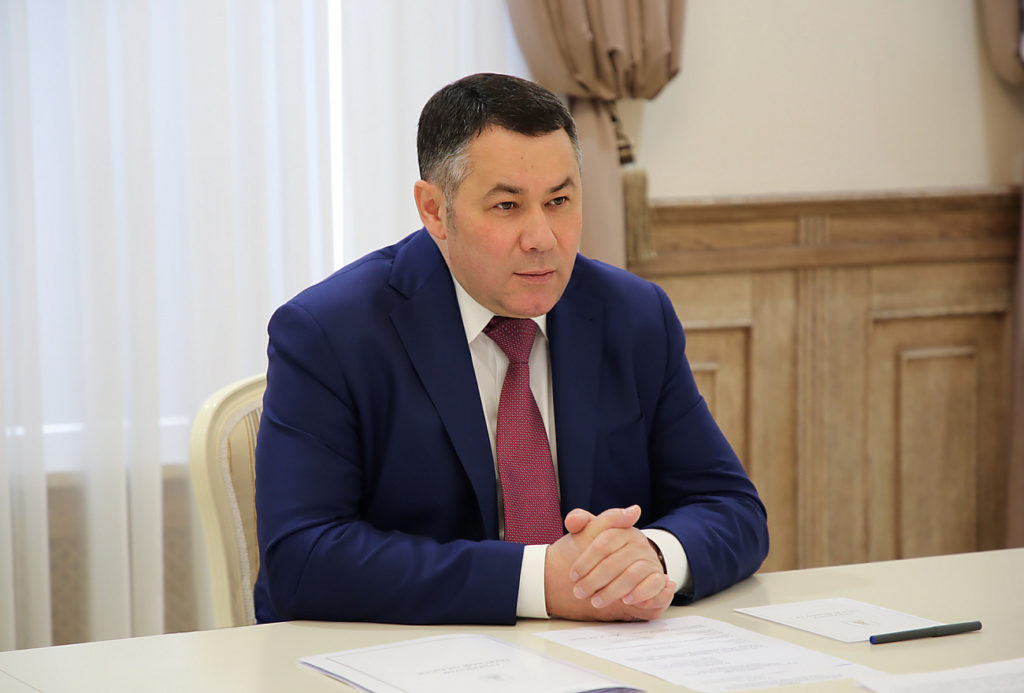 Игорь Руденя встретился с главой Лесного муниципального округа Игорь Руденя встретился с главой Лесного муниципального округа