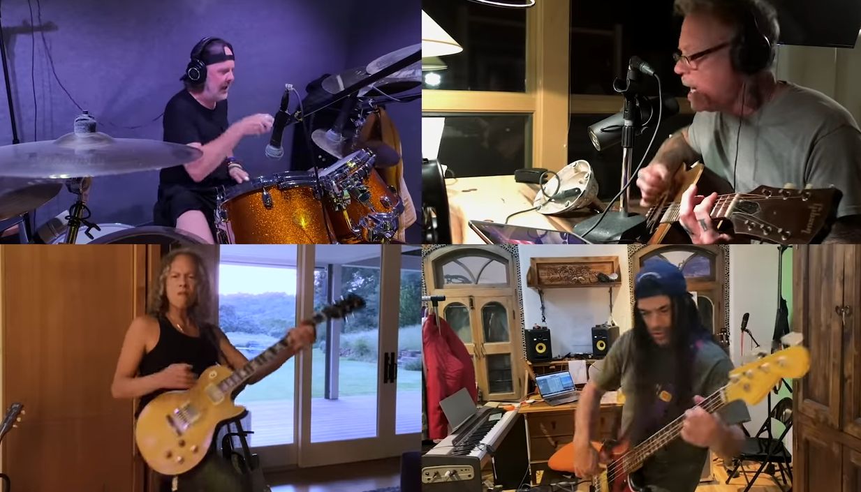 Видео карантинной версии «Blackened» от группы «Metallica» набирает обороты Видео карантинной версии «Blackened» от группы «Metallica» набирает обороты