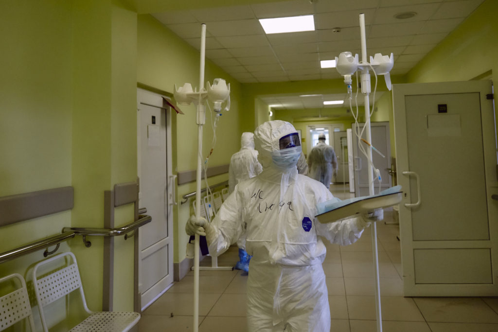 Появились фото из нового корпуса госпиталя для пациентов с коронавирусом на базе тверской ОКБ Появились фото из нового корпуса госпиталя для пациентов с коронавирусом на базе тверской ОКБ