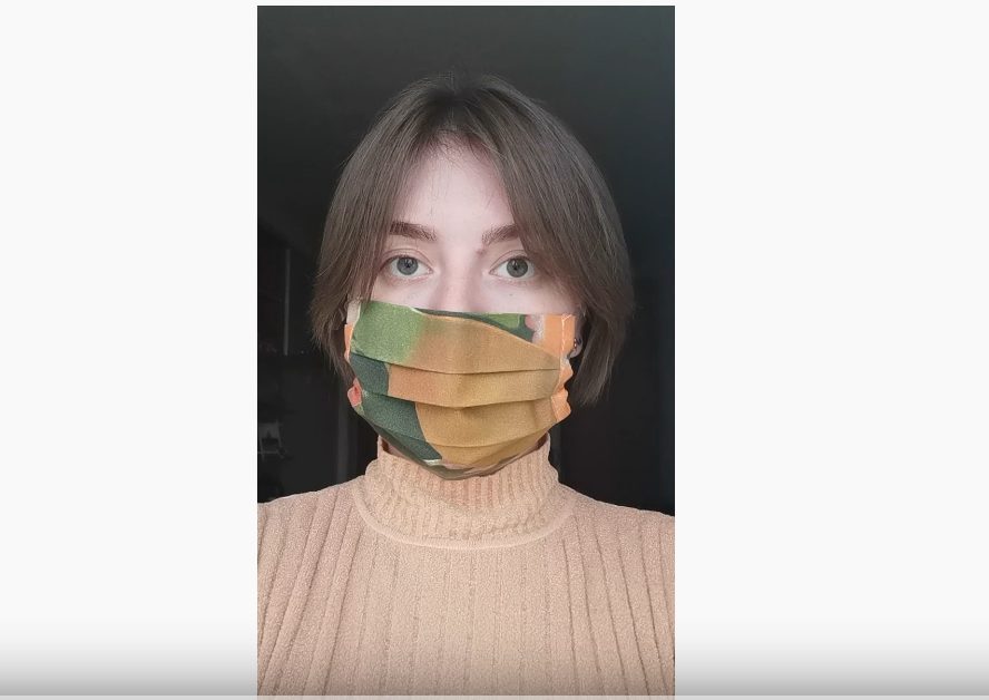 Дарья Амосова: уверена, что #носитьмаскумодно Дарья Амосова: уверена, что #носитьмаскумодно
