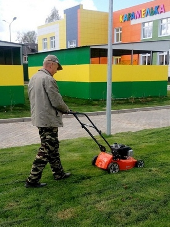 В детский сад в Тверской области подарили газонокосилку В детский сад в Тверской области подарили газонокосилку