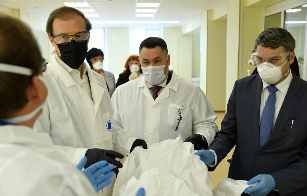 Игорь Руденя и Денис Мантуров посетили предприятия Тверской области