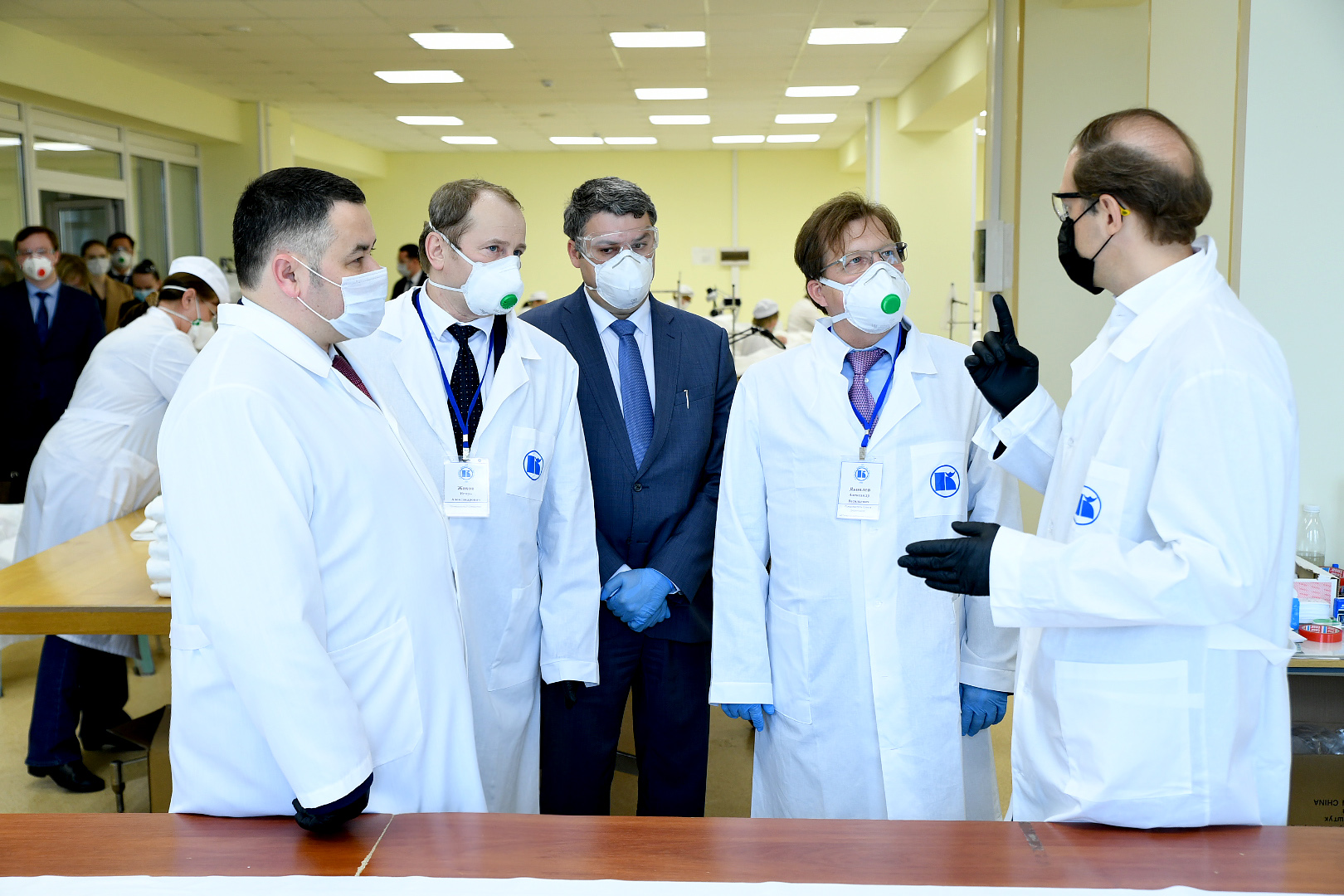 Игорь Руденя и Денис Мантуров посетили предприятия Тверской области Игорь Руденя и Денис Мантуров посетили предприятия Тверской области
