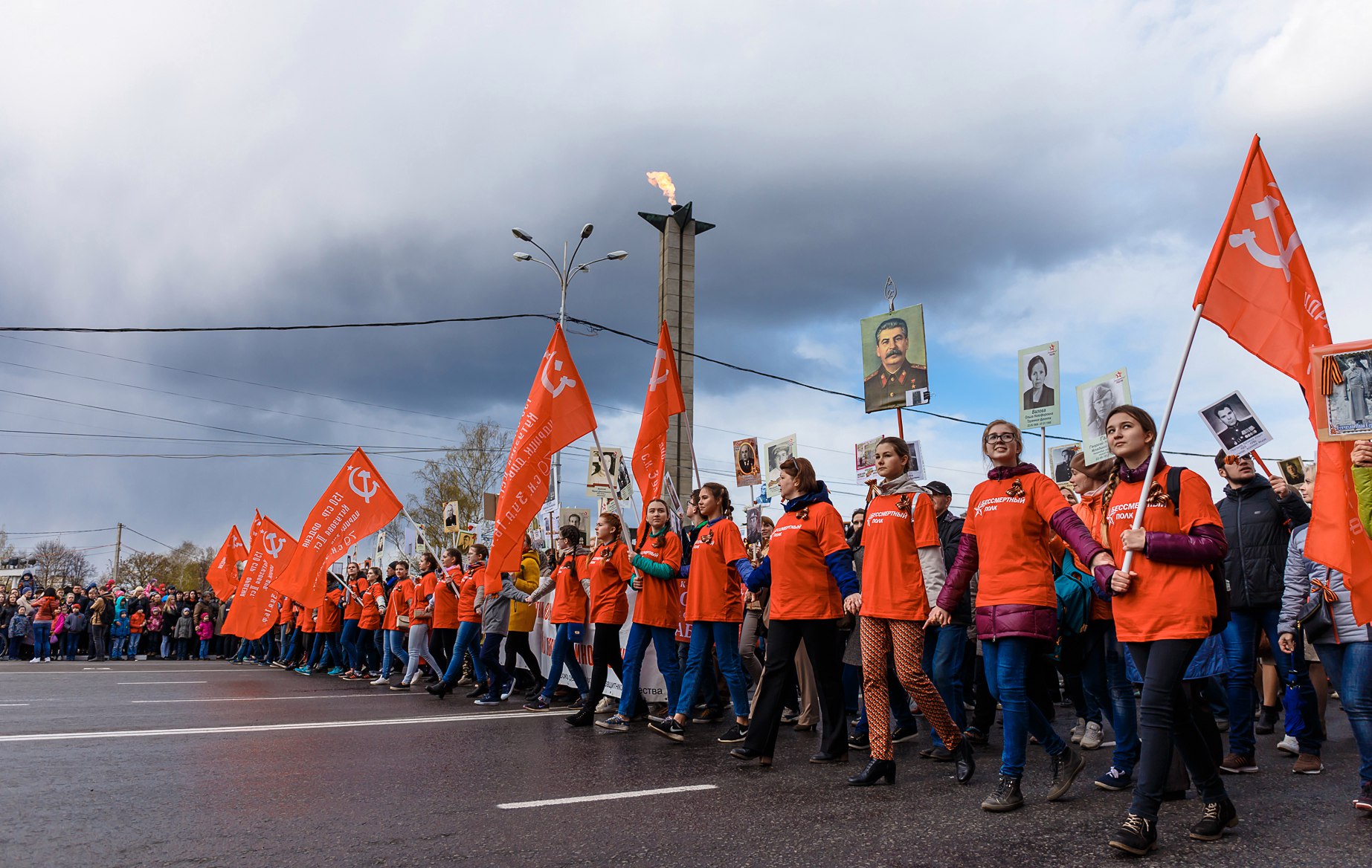 «Бессмертный полк»: как самая массовая акция Дня Победы пришла в Тверь