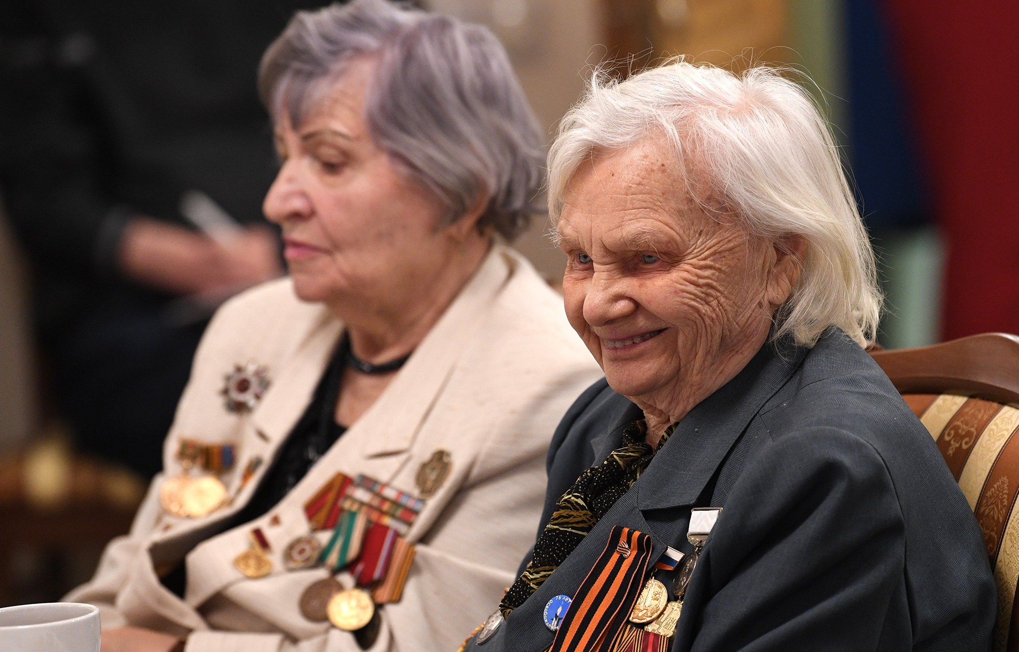 Игорь Руденя в режиме видеоконференцсвязи поздравил с Днем Победы ветеранов