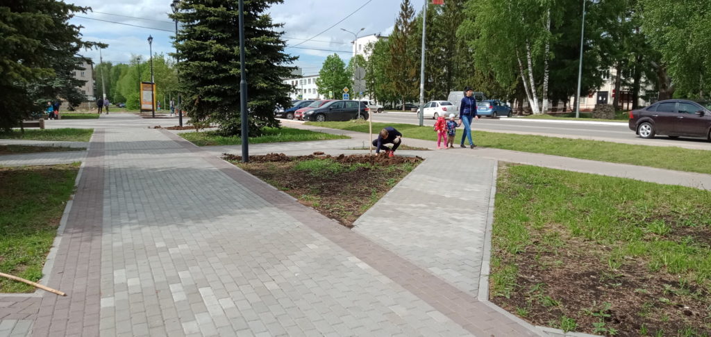 В Лихославле продолжается благоустройство
