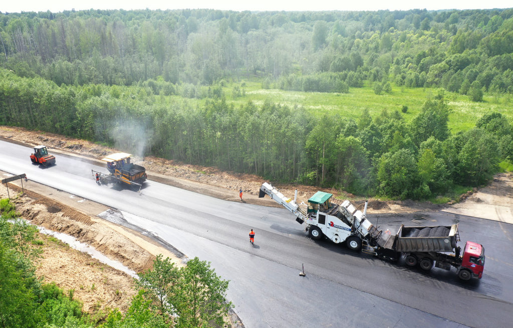 Дорогу «Тверь – Бежецк –Весьегонск - Устюжна» начали ремонтировать по технологии регенерации