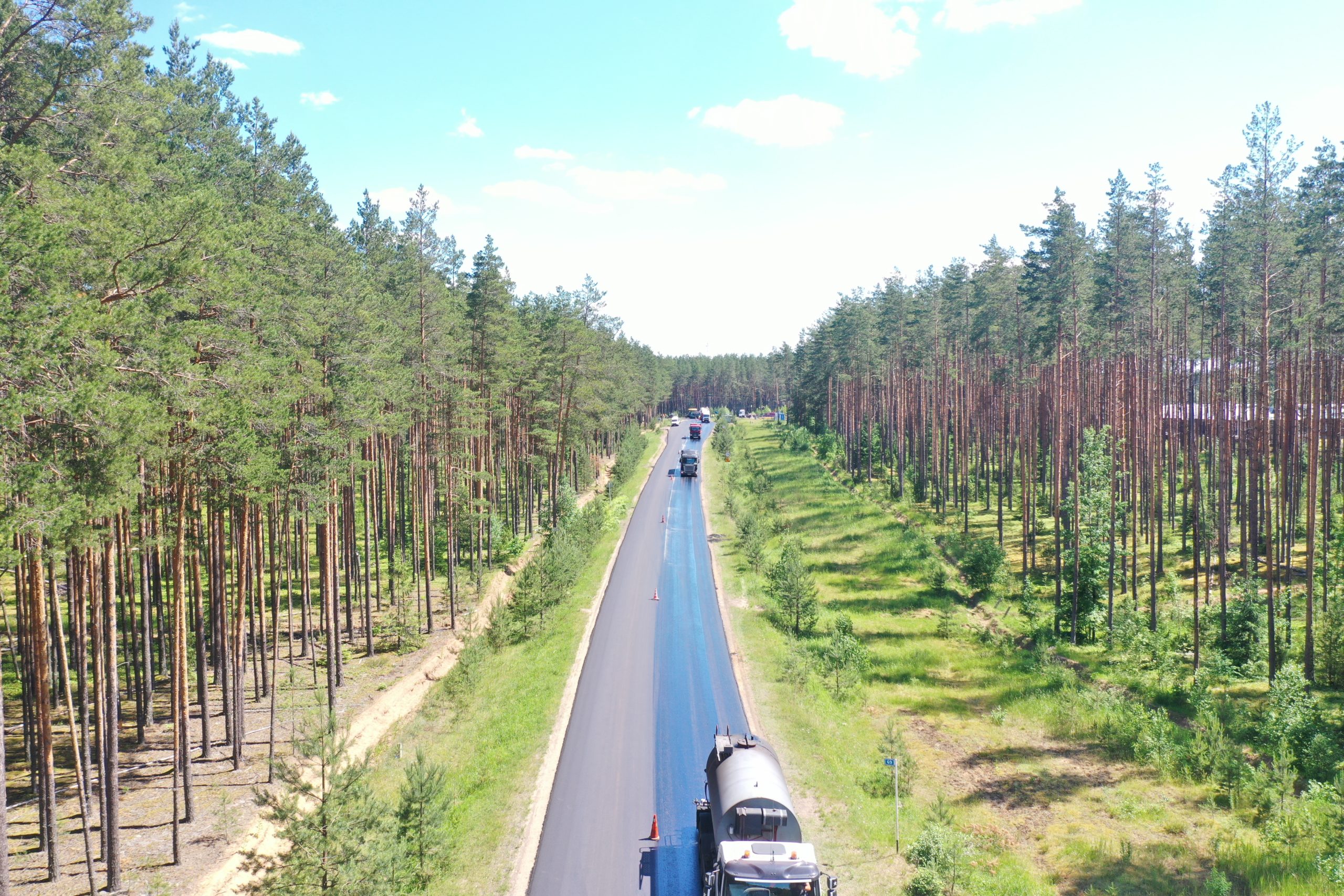 В Тверской области продолжается ремонт автодороги «Москва — Рига» — Андреаполь — Пено — Хитино